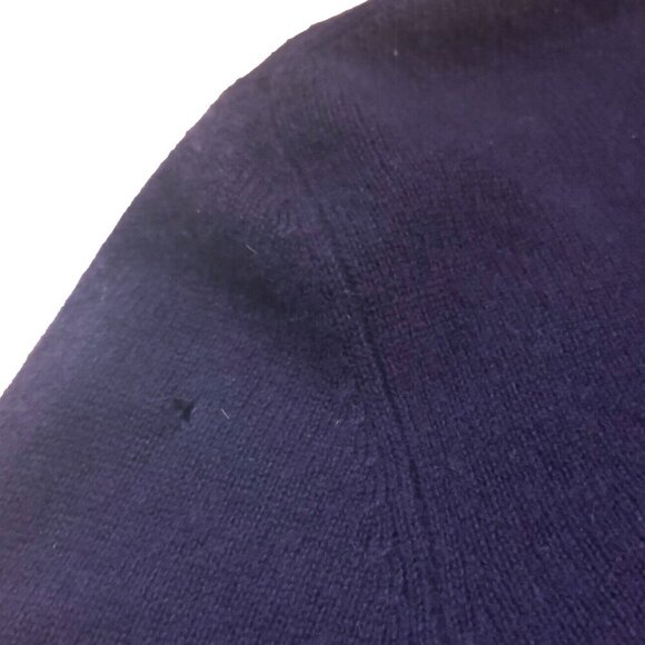 Cynthia Rowley Womens Sz S Cardigan 100% Cashmere Purple Sweater - See Flaws - Picture 5 of 6